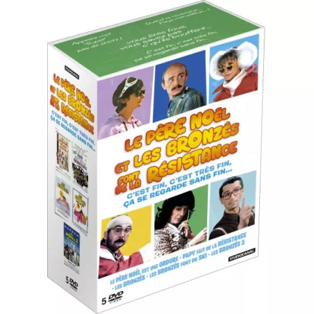 4655 - LE PERE NOEL ET LES BRONZES FONT DE LA RESISTANCE (5 DVD)